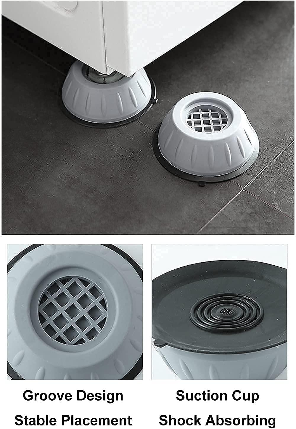 Anti-vibration Pads For Washing Machine - 4 Pcs Shock Proof Feet For Washer